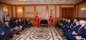 Cumhurbaşkanı Erdoğan, Kırım Tatar Toplumu temsilcilerini kabul etti