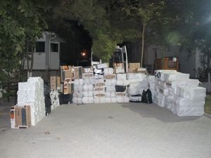 Diyarbakır'da 750 bin paket kaçak sigara ele geçirildi