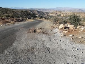 Yola tuzaklanan el yapımı patlayıcı imha edildi