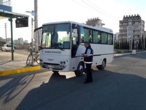 Adıyaman’da servis araçları denetleniyor