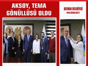 Aksoy, Tema gönüllüsü oldu!