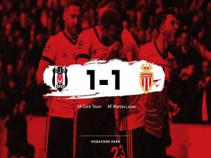 Kartal, bu defa Monaco'yu geçemedi: 1-1