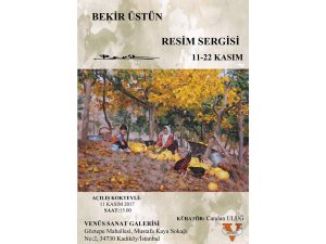 Bekir Üstün Resim Sergisi VENÜS Sanat Galerisi’nde…