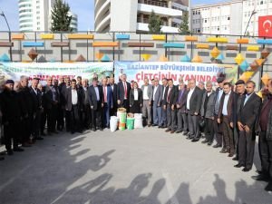 Gaziantep'te 350 çiftçiye tohum ve nohut dağıtıldı