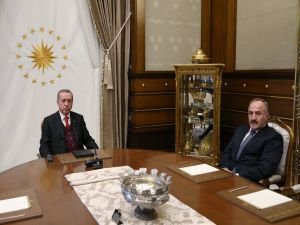 Cumhurbaşkanı Erdoğan, MGK Genel Sekreterini kabul etti