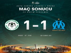 Konyaspor son anda yıkıldı: 1-1