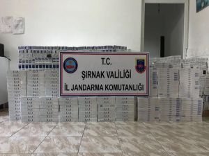 Şırnak'ta kaçak sigara operasyonu