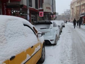 Van'da kar yağışı ve tipi etkili oldu