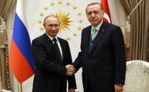 Erdoğan-Putin görüşmesi başladı