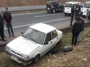 "Kudüs'e Sahip Çıkıyoruz" mitingine giden otomobil kaza yaptı