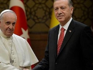 Erdoğan, Kudüs için Papa'yla görüştü!