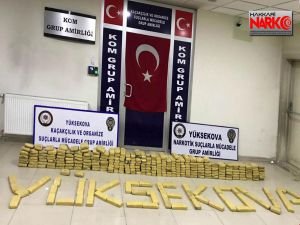 Hakkari'de 167 kilo eroin ele geçirildi