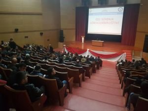 Özel güvenlik görevlilerine eğitim semineri