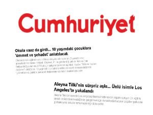Cumhuriyet: Tilki'ye hoşgörü, kuzulara kurt!