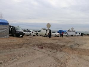 Afrin operasyonunu çok sayıda basın mensubu takip ediyor