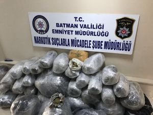 Batman'da 147 kilo esrar ele geçirildi