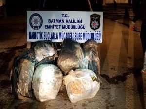 Batman'da 105 kilo uyuşturucu ele geçirildi