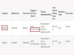 'Soyağacı' uygulamasında dikkat çeken hata