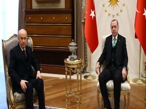 Erdoğan-Bahçeli görüşmesi sona erdi