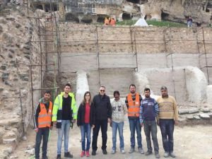 Hasankeyf’te tarihi eserleri koruma çalışmaları sürüyor