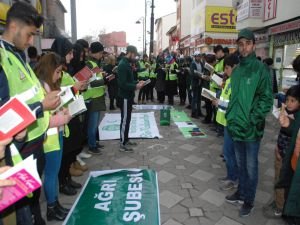 Bağımlılığa dikkat çekmek için yürüdüler