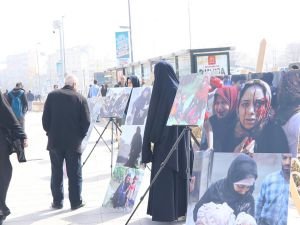 HÜDA PAR Kadın Kolları: "Savaş mağduru mazlum kadınların sesi olmak çabasındayız"