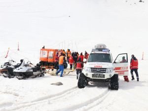 Bingöl’de çığ tatbikatı