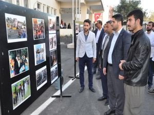 HÜDA PAR’dan dünya mazlumlarını anlatan fotoğraf sergisine ziyaret