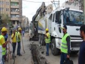 Kızıltepe şehir merkezinde doğalgaz çalışması başladı