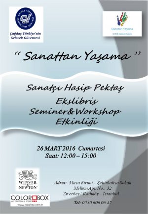 Ekslibris Sanatçısı Hasip Pektaş ile Seminer&Workshop