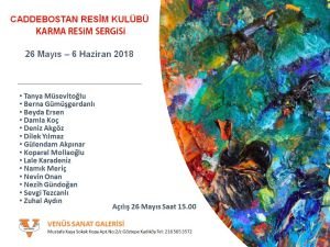 Caddebostan Resim Kulübü Venüs Sanat Galerisi’nde….