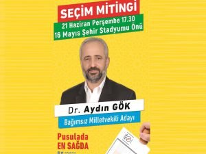 Batman Bağımsız Milletvekili Adayı Gök’ten seçim mitingi