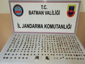 Batman'da tarihi sikke ele geçirildi