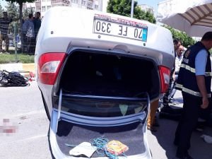 Kahta’da trafik kazası: 3 yaralı