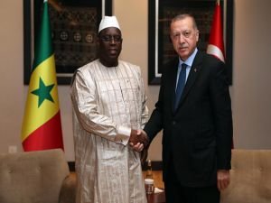 Erdoğan, Senegal Cumhurbaşkanı Sall ile görüştü