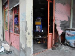 Batman'da bakkala bombalı saldırı