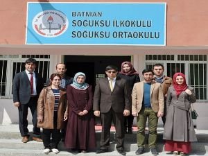 Batman Soğuksu’da öğrencilerden fidan etkinliği