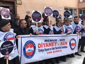 Van’daki din görevlilerinden Diyanet’e destek