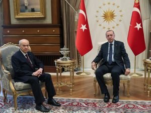 Cumhurbaşkanı Erdoğan, Bahçeli’yi kabul etti