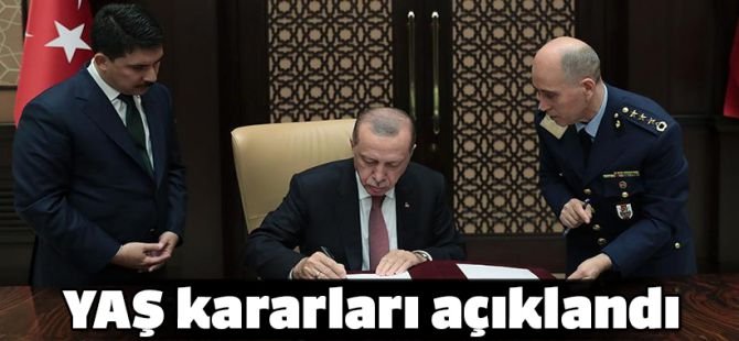 YAŞ kararları açıklandı: 25 general ve amiral üst rütbeye yükseltildi