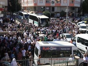 Bingöllü hacı adayları dualarla uğurlandı