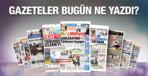 Gazete manşetleri ne yazdı? 25.03.2016