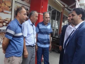 HÜDA PAR heyeti Eskişehir esnafını ziyaret etti