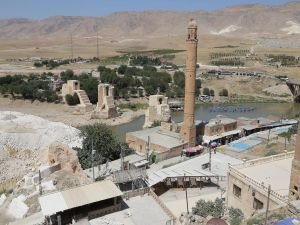 Hasankeyf’te tarihi eserleri taşınma çalışmaları sürüyor