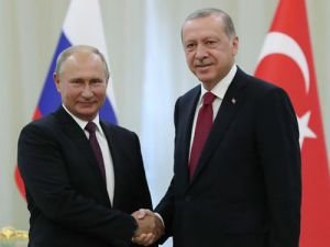 Cumhurbaşkanı Erdoğan, Putin ile bir araya geldi