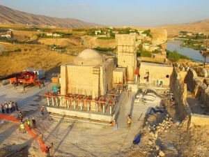 Hasankeyf’teki tarihi eserlerden biri daha taşınıyor