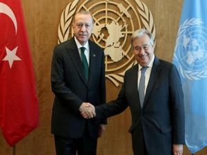 Erdoğan ile Guterres görüştü