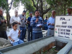 Şehit öğretmen Abdulvahap Yersiz anıldı