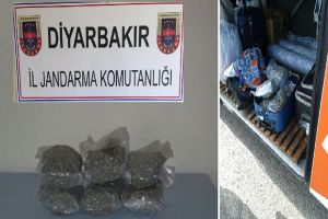 Diyarbakır'da esrar ele geçirildi