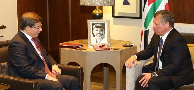 Başbakan Ahmet Davutoğlu, Ürdün Kralı ile görüştü